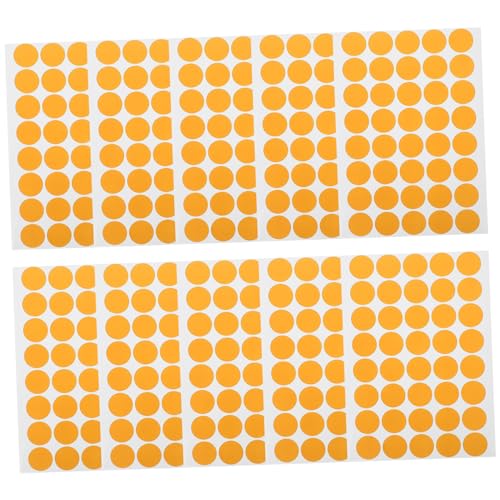 Angoily 10 Blatt Runde Selbstklebende Aufkleber Punktaufkleber Farbcodierte Klassifizierungsaufkleber für Ordner und Behälter Angoily 10 Blatt Runde Selbstklebende Aufkleber Punktaufkleber Farbcodierte Klassifizierungsaufkleber für Ordner und Behälter von Angoily