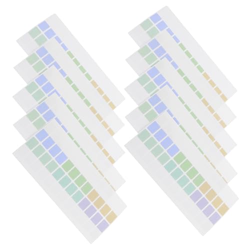 Angoily 10 Blatt Selbstklebende Lesezeichen Tabs Verschiedenen Praktische Index Tabs für Notizen Schule und Büro zur Organisation und Markierung Angoily 10 Blatt Selbstklebende Lesezeichen Tabs Verschiedenen Praktische Index Tabs für Notizen Schule und Büro zur Organisation und Markierung von Angoily