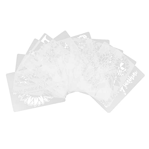 Angoily 10 Blatt Sonnenblume Malvorlagen Schablonen Wiederverwendbare Pet Schablonen für Diy Handwerk und Wandgestaltung für Feste und Dekorationen Angoily 10 Blatt Sonnenblume Malvorlagen Schablonen Wiederverwendbare Pet Schablonen für Diy Handwerk und Wandgestaltung für Feste und Dekorationen von Angoily