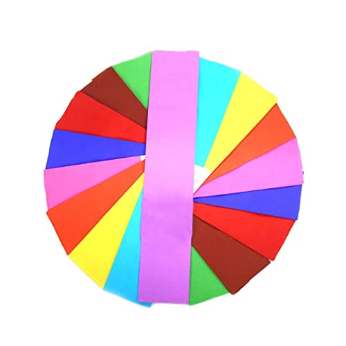 Angoily 10 Blatt Teiliges Buntes Krepppapier für Diy Bastelbedarf Farbenfrohes Reißfestes Bastelpapier für Kinderhandwerk Umweltfreundliches Material für Papierblumen und Dekorationen von Angoily