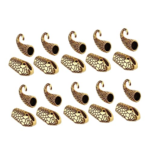 Angoily 10 Paare Armbandverschlüsse Kettenverschlüsse Und Verschlüsse Knebelverschlüsse Für Die Schmuckherstellung Schlangen-knebelverschlüsse Schlangenverschluss Golden Legierung Angoily 10 Paare Armbandverschlüsse Kettenverschlüsse Und Verschlüsse Knebelverschlüsse Für Die Schmuckherstellung Schlangen-knebelverschlüsse Schlangenverschluss Golden Legierung von Angoily