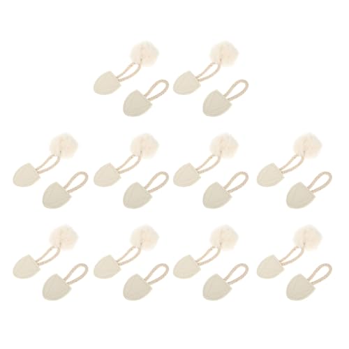 Angoily 10 Paare Leder Knebelverschlüsse für Mäntel Vielseitige Kleidung Accessoires für Windjacken Überwürfe Futterkragen und Mehr von Angoily