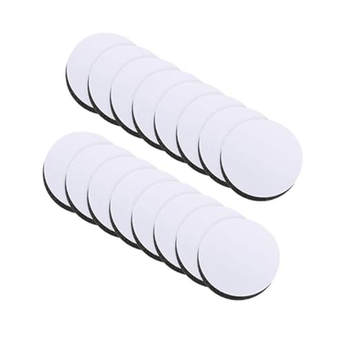 Angoily 10 Packungen Selbstklebender Montageband runde Aufkleber Punkte mit selbstklebendem Klebeband Klettband Klettverschlusspunkte Schwarz von Angoily