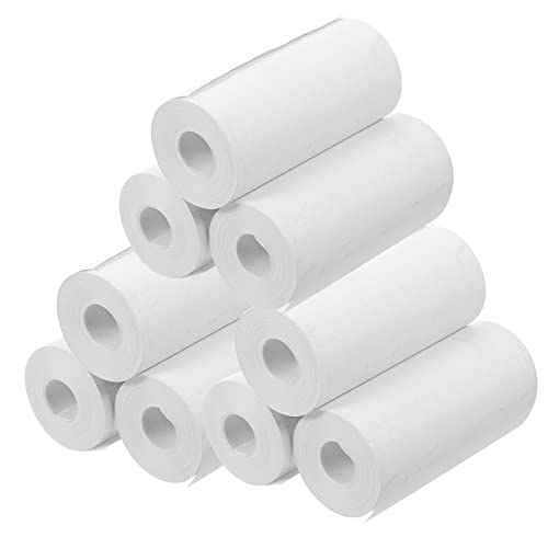 Angoily 10 Rollen Etiketten aus Thermopapier Etiketten Aufkleber Brauch Aufkleber für Thermodrucker Schilderaufkleber selbstklebende Abziehbilder Thermobondrucker Korrektur-Tags Weiß Angoily 10 Rollen Etiketten aus Thermopapier Etiketten Aufkleber Brauch Aufkleber für Thermodrucker Schilderaufkleber selbstklebende Abziehbilder Thermobondrucker Korrektur-Tags Weiß von Angoily