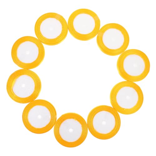 Angoily 10 Rollen Geschenkband Kräuselband Hochzeits Und Partyband Geschenkband Juteband Satinband Dünnes Weißes Band Seidenband Bündel Goldband Polyester Golden Angoily 10 Rollen Geschenkband Kräuselband Hochzeits Und Partyband Geschenkband Juteband Satinband Dünnes Weißes Band Seidenband Bündel Goldband Polyester Golden von Angoily