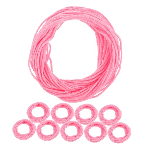 Angoily 10 Rollen Handgefertigter Gewebter Baumwollfaden Stickgarn Garnfaden Freundschaftsarmbänder Baumwollstickgarn Freundschaftsarmbandfaden Nähgarn Kordeln Faden Für Heimwerker Rosa Angoily 10 Rollen Handgefertigter Gewebter Baumwollfaden Stickgarn Garnfaden Freundschaftsarmbänder Baumwollstickgarn Freundschaftsarmbandfaden Nähgarn Kordeln Faden Für Heimwerker Rosa von Angoily