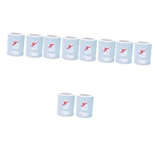 Angoily 10 Rollen Selbstklebende Weihnachtsaufkleber mit Cartoon Motiven Starke Haftung Einfache Anwendung für Geschenkverpackungen und DIY Dekorationen zu Weihnachten Angoily 10 Rollen Selbstklebende Weihnachtsaufkleber mit Cartoon Motiven Starke Haftung Einfache Anwendung für Geschenkverpackungen und DIY Dekorationen zu Weihnachten von Angoily