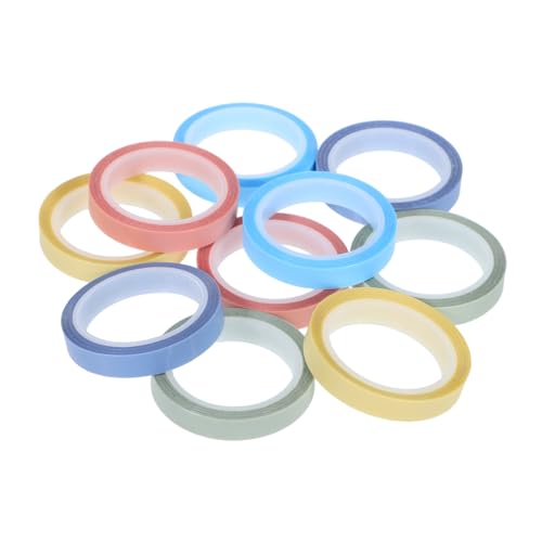 Angoily 10 Rollen Transparentes Beschreibbares Klebeband Ablösbare Haftnotizen für Schule und Büro Vielseitige Transparente Haftmarker für Notizen und Seitenmarkierungen Farben Angoily 10 Rollen Transparentes Beschreibbares Klebeband Ablösbare Haftnotizen für Schule und Büro Vielseitige Transparente Haftmarker für Notizen und Seitenmarkierungen Farben von Angoily