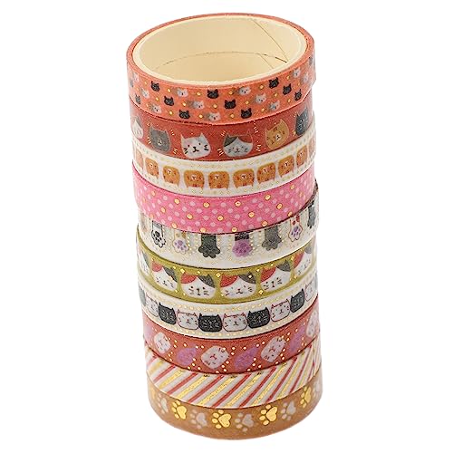 Angoily 10 Rollen Cartoon Washi Papierband für Haustiere Dekorative Klebebänder für Scrapbooking Journaling Selbstgemacht Basteln Geschenkverpackung und Mehr Angoily 10 Rollen Cartoon Washi Papierband für Haustiere Dekorative Klebebänder für Scrapbooking Journaling Selbstgemacht Basteln Geschenkverpackung und Mehr von Angoily