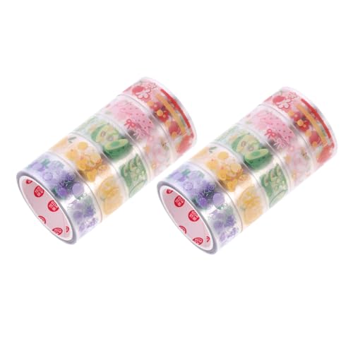 Angoily 10 Rollen Washi Tape Pet Washi Klebeband für Kreative Diy Projekte Langlebig und Farbenfroh für Scrapbooking Handbuch Dekoration und Bastelarbeiten Angoily 10 Rollen Washi Tape Pet Washi Klebeband für Kreative Diy Projekte Langlebig und Farbenfroh für Scrapbooking Handbuch Dekoration und Bastelarbeiten von Angoily