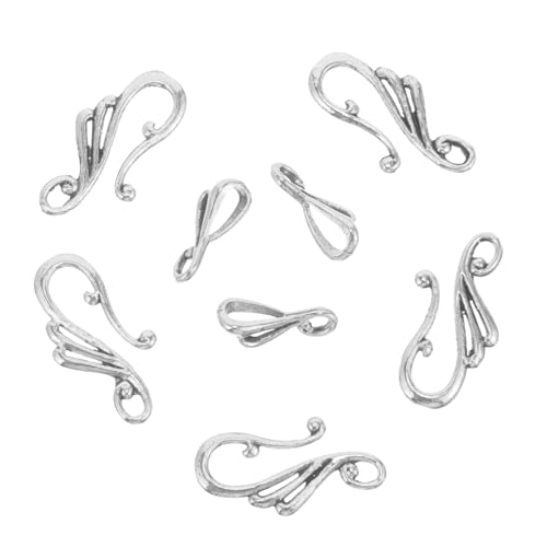 Angoily 10 Sätze Diy Ohrring Verschlüsse Teiliges Toggle Clasps Metall Verbindungsstücke Langlebige Ohrhaken für Schmuckherstellung für Bastelprojekte und Angoily 10 Sätze Diy Ohrring Verschlüsse Teiliges Toggle Clasps Metall Verbindungsstücke Langlebige Ohrhaken für Schmuckherstellung für Bastelprojekte und von Angoily