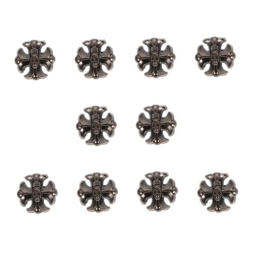 Angoily 10 Sätze Legierungs Nieten Punk Spikes Kreuz Design Metall Ziernieten für DIY Kleidung Taschen Textilien Langlebige Metall Applikationen Geeignet für Individuelle Modegestaltung Angoily 10 Sätze Legierungs Nieten Punk Spikes Kreuz Design Metall Ziernieten für DIY Kleidung Taschen Textilien Langlebige Metall Applikationen Geeignet für Individuelle Modegestaltung von Angoily