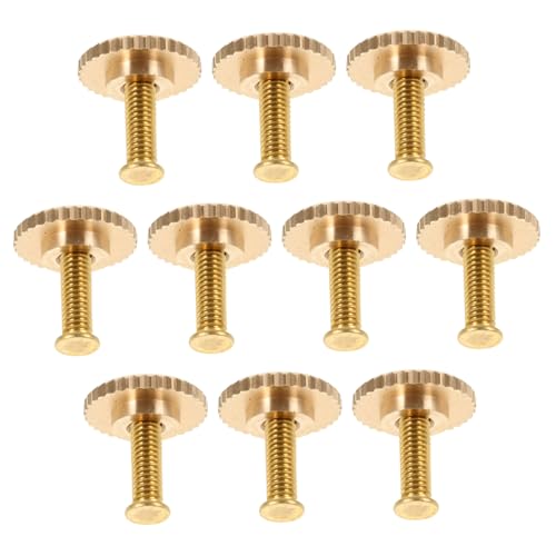 Angoily 10 Sätze Schmetterlingshut-Piercing-Nadel sichere Pin-Rückseiten für Name Rücken Schlüssel Zubehör Stiftrückseiten Masse Metall Golden von Angoily