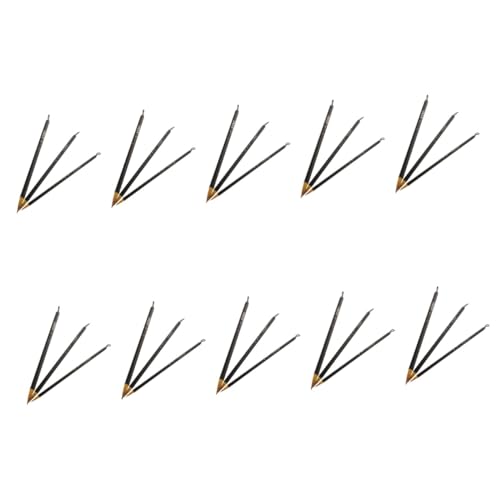 Angoily 10 Sätze Teiliges Kalligraphie Pinsel Traditionelle Chinesische Pinsel Für Kalligraphie Malerei Und Schreiben Mit Schwarzem Metallgriff Für Anfänger Und Profis Für 3 Stücke * 10 Angoily 10 Sätze Teiliges Kalligraphie Pinsel Traditionelle Chinesische Pinsel Für Kalligraphie Malerei Und Schreiben Mit Schwarzem Metallgriff Für Anfänger Und Profis Für 3 Stücke * 10 von Angoily