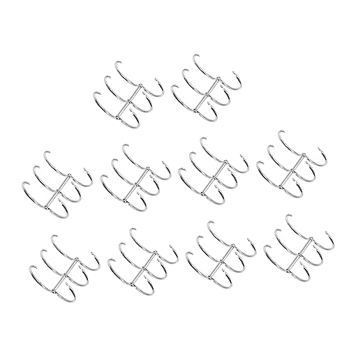 Angoily 10 Stück Binderclip Notizbuch Binder Kette Ringordner Für Lose Blätter System Loseblattordner Bindungsringe Aufklappbare Sprengringe Haken Zum Aufhängen Von Clips Eisen Silver Angoily 10 Stück Binderclip Notizbuch Binder Kette Ringordner Für Lose Blätter System Loseblattordner Bindungsringe Aufklappbare Sprengringe Haken Zum Aufhängen Von Clips Eisen Silver von Angoily