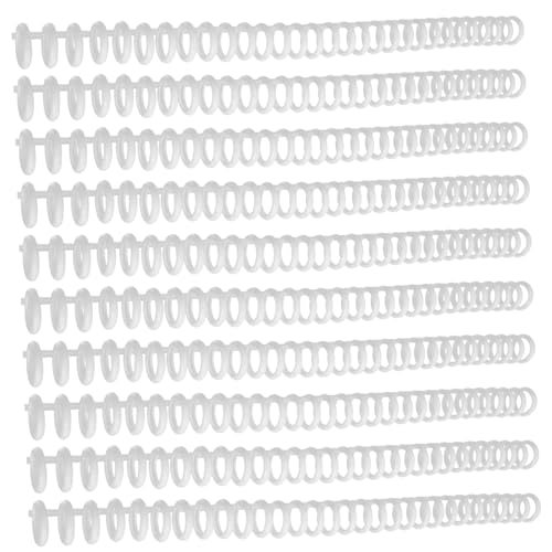 Angoily 10 Stück Binderspule aufklappbare Ringe Ordnerringe Einsteller für Ö aktenkoffer gestängetasche schnellhefter Ringhefter für Notizbücher Ringordner für lose Blätter Plastik Weiß Angoily 10 Stück Binderspule aufklappbare Ringe Ordnerringe Einsteller für Ö aktenkoffer gestängetasche schnellhefter Ringhefter für Notizbücher Ringordner für lose Blätter Plastik Weiß von Angoily