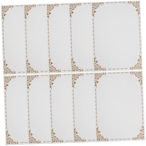Angoily 10 Stück Blanko Zertifikatpapier Weiß Dickes Druckpapier für Urkunden Abschlusszeugnisse Ehrenurkunden Glattes Geschenkpapier für Business Auszeichnungen Langlebiges Briefpapier Angoily 10 Stück Blanko Zertifikatpapier Weiß Dickes Druckpapier für Urkunden Abschlusszeugnisse Ehrenurkunden Glattes Geschenkpapier für Business Auszeichnungen Langlebiges Briefpapier von Angoily