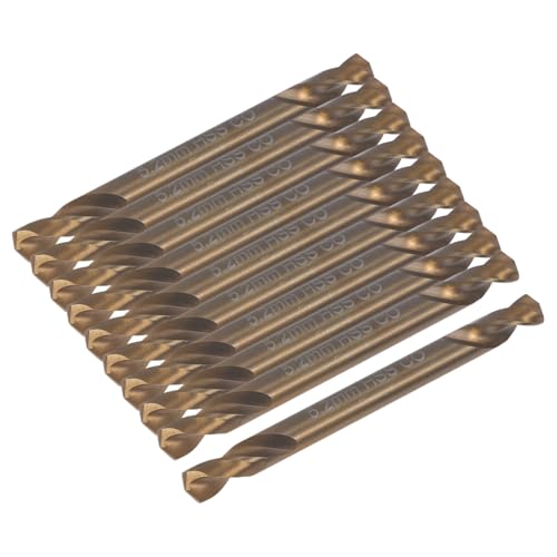 Angoily 10 Stück Bohren Bohrer Twist Bohrbiss Für Gehärteten Stahl Gehärtete Metallbits Golden Angoily 10 Stück Bohren Bohrer Twist Bohrbiss Für Gehärteten Stahl Gehärtete Metallbits Golden von Angoily