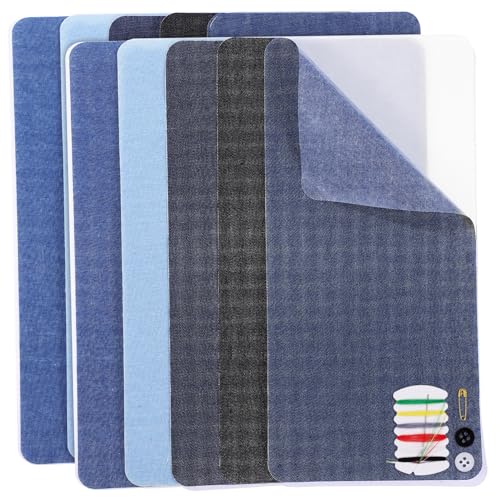 Angoily 10 Stück Bügelflicken für Jeans Aufbügelbare Reparaturpatches für Kleidung für Jeans Jacken und Taschen Hochwertige Stoffflicken für Müheloses Flicken und Personalisierung Angoily 10 Stück Bügelflicken für Jeans Aufbügelbare Reparaturpatches für Kleidung für Jeans Jacken und Taschen Hochwertige Stoffflicken für Müheloses Flicken und Personalisierung von Angoily