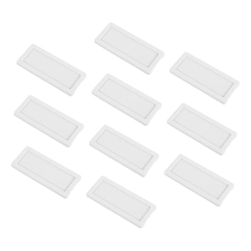Angoily 10 Stück Büro Aktenetiketten Ordner Magnetetiketten Für Stahlregale Bücherregal Etiketten Etikettenmagnete Ordneretiketten Abnehmbare Aktenordner Etiketten Blanko von Angoily
