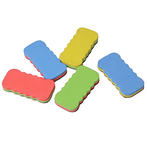 Angoily 10 Stück Business Supplies Filztuch Whiteboard Radiergummis Whiteboard Trocken Abwischbar Nicht Magnetischer Board Reiniger Mini Whiteboard Radiergummis von Angoily