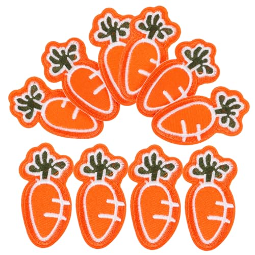 Angoily 10 Stück Cartoon Patches Basteln Karotten Applikation Aufnäher Stickerei Aufnäher Nähapplikationen Kleidung Gemüse Lustig Für Karotten Mütze Bestickter Vliesstoff Angoily 10 Stück Cartoon Patches Basteln Karotten Applikation Aufnäher Stickerei Aufnäher Nähapplikationen Kleidung Gemüse Lustig Für Karotten Mütze Bestickter Vliesstoff von Angoily