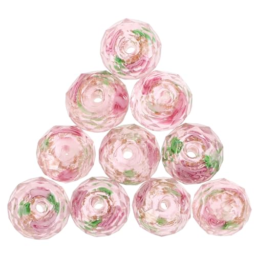 Angoily 10 Stück Dekorative Glasperlen für DIY Schmuck Vielseitige Bastelperlen Zartem für Armbänder und Handwerksprojekte Angoily 10 Stück Dekorative Glasperlen für DIY Schmuck Vielseitige Bastelperlen Zartem für Armbänder und Handwerksprojekte von Angoily