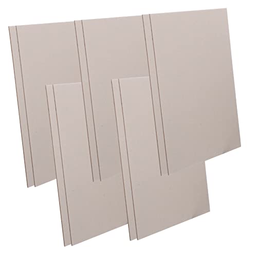 Angoily 10 Stück Dickes Graupapier für Diy Bastelpapier Doppelseitiges Kartonmaterial für Modellbau und Kreative Projekte von Angoily