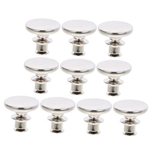 Angoily 10 Stück Gardinenriemenknöpfe Extender Taille Vorhang schnappen Clips Legierung Silber Angoily 10 Stück Gardinenriemenknöpfe Extender Taille Vorhang schnappen Clips Legierung Silber von Angoily
