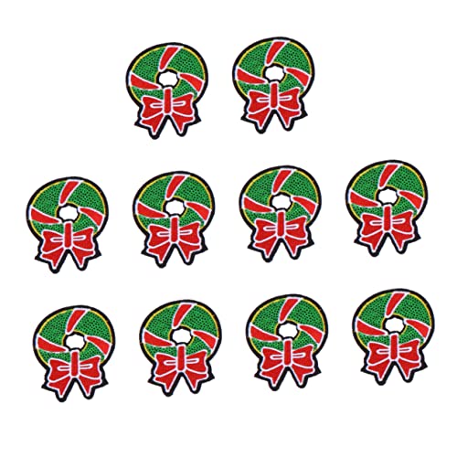 Angoily 10 Stück Gestickter Stoffaufnäher Weihnachtsverzierungen Baum Weihnachten Weihnachtsmotive Für Kleidung Urlaub Weihnachtsgeschenkdekorationen Weihnachtsflicken Nähen Pailletten Angoily 10 Stück Gestickter Stoffaufnäher Weihnachtsverzierungen Baum Weihnachten Weihnachtsmotive Für Kleidung Urlaub Weihnachtsgeschenkdekorationen Weihnachtsflicken Nähen Pailletten von Angoily