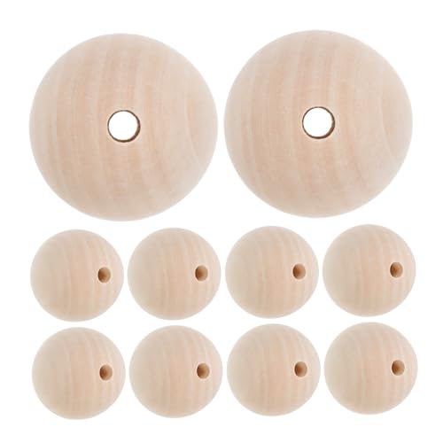 Angoily 10 Stück Großes Loch rund Perlenschmuck Runde Perlen für Schmuckherstellung hängend lose Perle Natürlich Erwachsene Ovale Buchstabenperlen für Armbänder Kunsthandwerk hölzern Khaki Angoily 10 Stück Großes Loch rund Perlenschmuck Runde Perlen für Schmuckherstellung hängend lose Perle Natürlich Erwachsene Ovale Buchstabenperlen für Armbänder Kunsthandwerk hölzern Khaki von Angoily