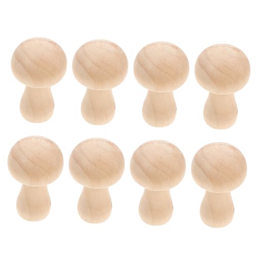 Angoily 10 Stück Holz Pilze zum Bemalen Unfertige Pilze für Erwachsene Diy Graffiti Holzfiguren für Bastelprojekte und Raumdekoration Angoily 10 Stück Holz Pilze zum Bemalen Unfertige Pilze für Erwachsene Diy Graffiti Holzfiguren für Bastelprojekte und Raumdekoration von Angoily