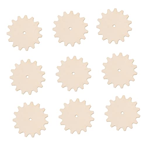 Angoily 10 Stück Holzchip handbemalte Graffiti-Accessoires holzchips Unvollendete Holzstücke Anhänger zum Basteln leer Planke Spanplatte für Holzspäne zum Basteln Holzausschnitte Bambus von Angoily