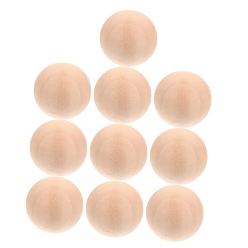 Angoily 10 Stück Holzkugel Kinderhandwerk Kugeln aus Hartholz kreatives DIY-Ballzubehör feste Kugel bemalte Kugel Kugeln aus Holz natürliches Holzhandwerk Bastelball DIY-Zeichnung Khaki Angoily 10 Stück Holzkugel Kinderhandwerk Kugeln aus Hartholz kreatives DIY-Ballzubehör feste Kugel bemalte Kugel Kugeln aus Holz natürliches Holzhandwerk Bastelball DIY-Zeichnung Khaki von Angoily