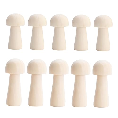 Angoily 10 Stück Holzpilzkopf Puppen DIY Unfertige Peg Puppen Kinderspielzeug Dekoration Pilze Mini Einfache Pilzmalerei Pilz Pilz Bambus Angoily 10 Stück Holzpilzkopf Puppen DIY Unfertige Peg Puppen Kinderspielzeug Dekoration Pilze Mini Einfache Pilzmalerei Pilz Pilz Bambus von Angoily