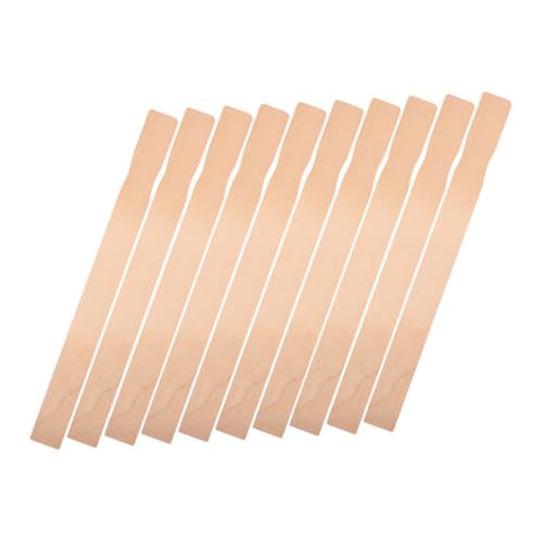 Angoily 10 Stück Holzrührstäbe Farbe Epoxidharz und Bastelprojekten Wiederverwendbar für Heim und Gartenanwendungen von Angoily