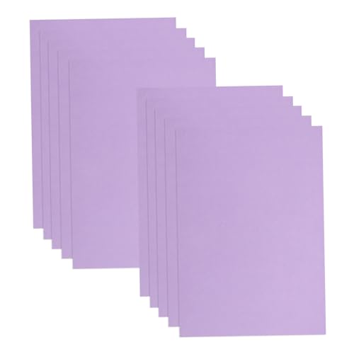 Angoily 10 Stück Kartenvorrat Weihnachtsfarben aus Tonpapier farbiges Papier Papierkarton Farbpapier Bastelpapier für Kartenpapier für die Kartenherstellung Violett von Angoily