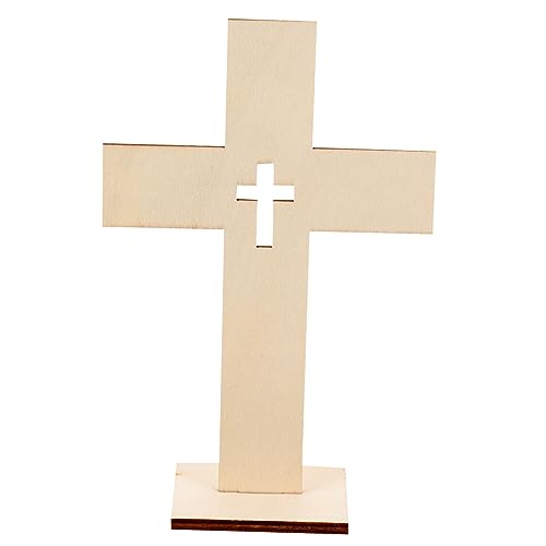 Angoily 10 Stück Kreuzornamente Aus Holz Basteln Dekoratives Kreuz Schild-wohnkultur Das Kreuz Kreuzaufsätze Für Tische Stehende Kreuzskulptur Handwerk Kreuzform Schmücken Hölzern Beige Angoily 10 Stück Kreuzornamente Aus Holz Basteln Dekoratives Kreuz Schild-wohnkultur Das Kreuz Kreuzaufsätze Für Tische Stehende Kreuzskulptur Handwerk Kreuzform Schmücken Hölzern Beige von Angoily