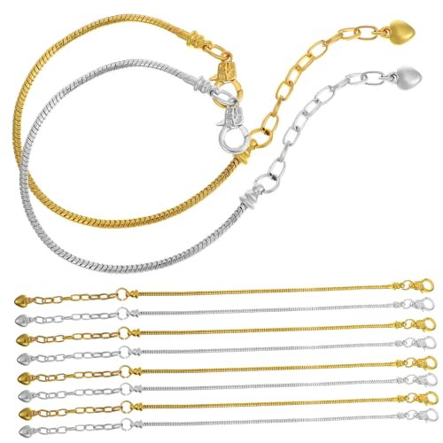 Angoily 10 Stück Kupferkette Schlangenknochenkette Schmuckarmband Für Bettelarmbänder Damen Armbandherstellung Armband Schlangenarmband Schlangenkettenarmband Handgelenkschmuck von Angoily