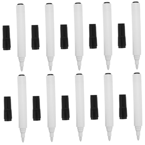 Angoily 10 Stück Leere Hülle des Tafelstifts trocken abwischbare Stifte Kugelschreiber Whiteboard-Marker trocken abwischbar Schulbedarf trockener Löschstift Plastik Angoily 10 Stück Leere Hülle des Tafelstifts trocken abwischbare Stifte Kugelschreiber Whiteboard-Marker trocken abwischbar Schulbedarf trockener Löschstift Plastik von Angoily