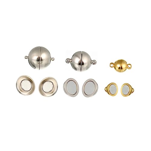Angoily 10 Stück Magnetische Verschlüsse für Diy Schmuck für Armbänder und Fußkettchen Starke Haltekraft Einfache Handhabung Weiß Angoily 10 Stück Magnetische Verschlüsse für Diy Schmuck für Armbänder und Fußkettchen Starke Haltekraft Einfache Handhabung Weiß von Angoily