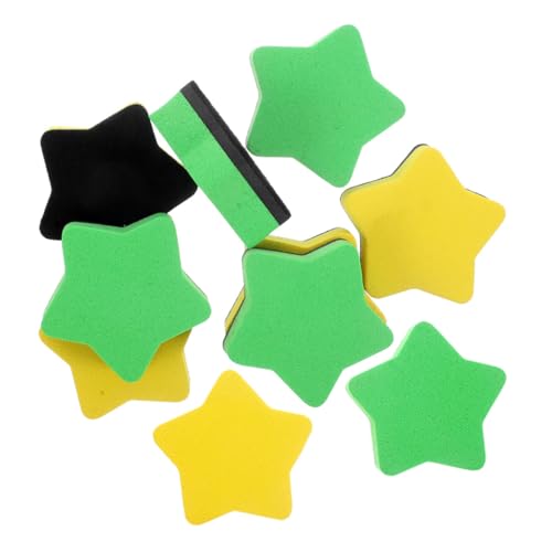 Angoily 10 Stück Magnetplatte abwischen whiteboard radierer whiteboard cleaner Radiergummi abwischen magnetischer Trockenlöscher Mini-Whiteboard trocken abwischbare Radiergummis für von Angoily