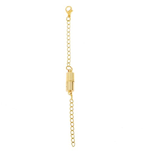 Angoily 10 Stück Magnetverschluss Verlängerungen für Schmuck Magnetische Schmuckverbindung für Armbänder und Fußkettchen Gold Angoily 10 Stück Magnetverschluss Verlängerungen für Schmuck Magnetische Schmuckverbindung für Armbänder und Fußkettchen Gold von Angoily