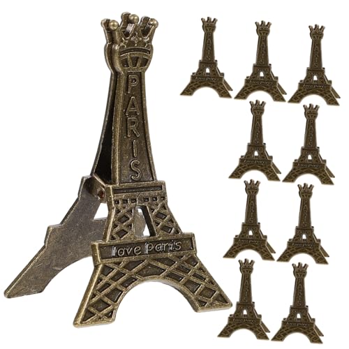 Angoily 10 Stück Metall Eiffelturm Memo Clips Tischkartenhalter Stabile Notizhalter Tischnummernhalter für Hochzeiten Dekoration und Fotohalter Angoily 10 Stück Metall Eiffelturm Memo Clips Tischkartenhalter Stabile Notizhalter Tischnummernhalter für Hochzeiten Dekoration und Fotohalter von Angoily