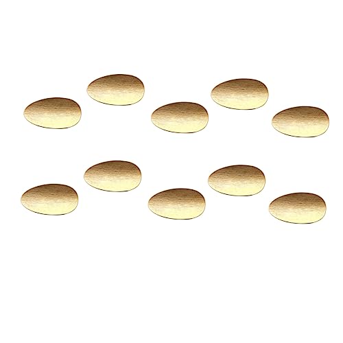 Angoily 10 Stück Metallknöpfe Unregelmäßiger Form Diy Handnähknöpfe für Jacken und Oberbekleidung Sandgoldene Farbvariante für Nähprojekte Angoily 10 Stück Metallknöpfe Unregelmäßiger Form Diy Handnähknöpfe für Jacken und Oberbekleidung Sandgoldene Farbvariante für Nähprojekte von Angoily