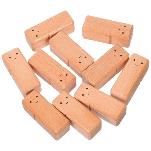 Angoily 10 Stück Natürliche Buchenholz Holzfiguren Unbemalte Holzpuppen Robustes DIY Bastelset Kinderfreundliche Holzspielzeug-figuren für Malen Dekorieren und Kreative Projekte Angoily 10 Stück Natürliche Buchenholz Holzfiguren Unbemalte Holzpuppen Robustes DIY Bastelset Kinderfreundliche Holzspielzeug-figuren für Malen Dekorieren und Kreative Projekte von Angoily