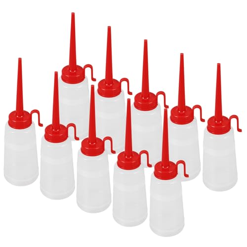 Angoily 10 Stück Ölbehälter Flasche Shampoo-Flasche Nähmaschinenölflasche Ölflasche mit Doppelnadel Tülle rostfrei Ölbehälter für Nähmaschine leere Ölflasche Plastik Wiederverwendbar Angoily 10 Stück Ölbehälter Flasche Shampoo-Flasche Nähmaschinenölflasche Ölflasche mit Doppelnadel Tülle rostfrei Ölbehälter für Nähmaschine leere Ölflasche Plastik Wiederverwendbar von Angoily
