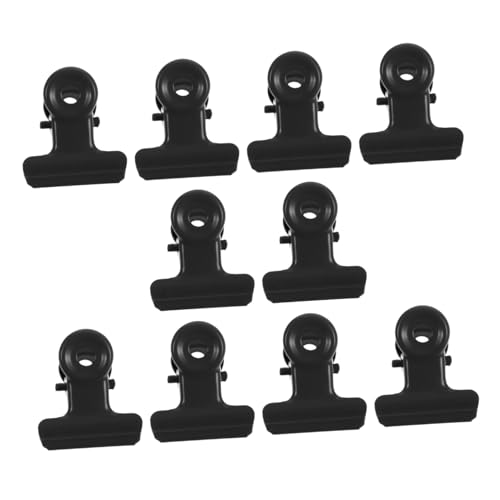 Angoily 10 Stück Praktische Heftklammern Büroklammer große Bindeklammern Binderclip Niedliche Heftklammern Befestigungsclips für Dokumente kleine Heftklammern Dokumentclips Eisen Schwarz Angoily 10 Stück Praktische Heftklammern Büroklammer große Bindeklammern Binderclip Niedliche Heftklammern Befestigungsclips für Dokumente kleine Heftklammern Dokumentclips Eisen Schwarz von Angoily
