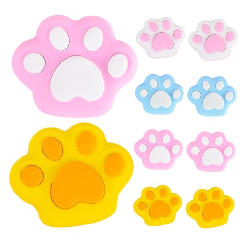 Angoily 10 Stück Radiergummi für Katzen pfoten Angoily 10 Stück Radiergummi für Katzen pfoten von Angoily