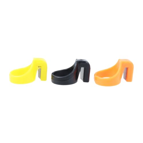 Angoily 10 Stück Ringmesser schneiden Quilten Stickerei Klinge Cutter Nähen Faden Stitch -Entfernungswerkzeug Nähprodukte Nähwerkzeug Gewindeschneidwerkzeuge Orange Zufällige Farbe von Angoily